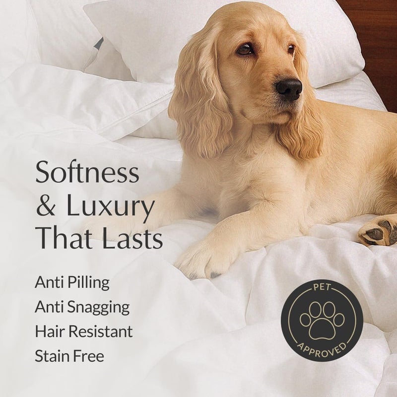 Buffy Cloud Comforter - Twin Comforter - Eucalyptus Fabric - Hypoallergenic Bedding - Twin/Twin XL - Image 3